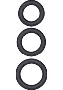 Dr. Joel Kaplan Silicone Support Rings Cock Ring (3 Piece...