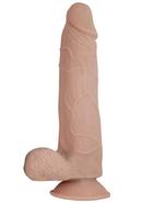 Realcocks Dual Layered #4 Bendable Thick Dildo 8in - Vanilla