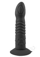Commander Silicone Adjustable Harness With Ribbed Dildo -...