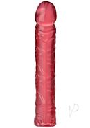 Crystal Jellies Classic Dildo 10in - Pink