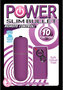 Power Slim Bullet With Remote Control - Purple