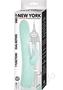 Vibes Of New York Heat Up Rotating Rechargeable Silicone Warming Vibrator - Aqua