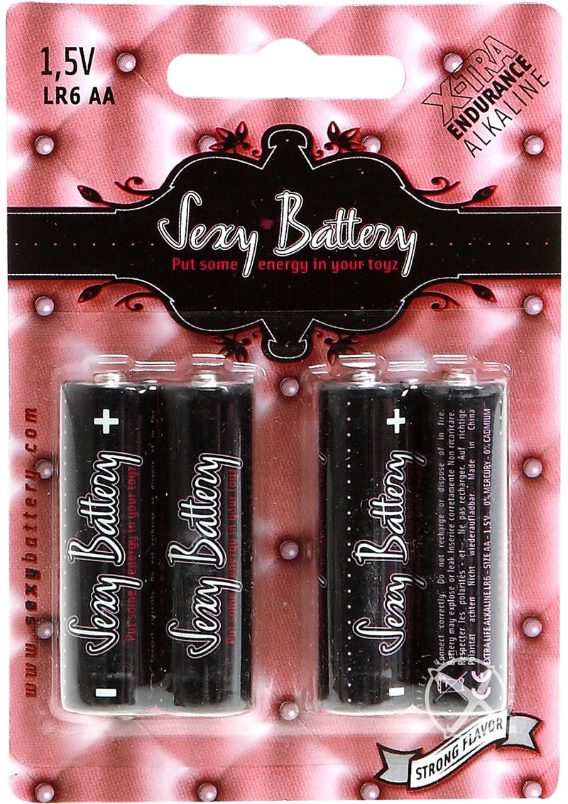 Sexy Battery Xtra Endurance Alkaline Battery Lr6 Aa/ 1.5v (4 Pack)
