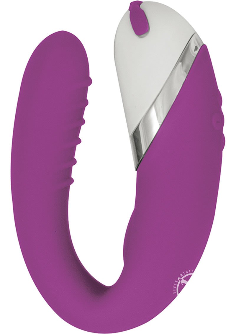 Amore Ultimate G-spot Silicone Rechargeable Vibrator - Purple